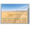 Настольное покрытие с календарем и пейзажем "Пустыня" под откидным листом, 650*490