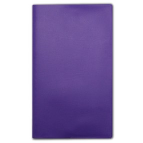 Блокнот на пружине, блок в точку, с ручкой, фиолетовый