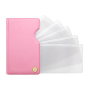 Футляр для пластиковых карт, светло-розовый, 67*113