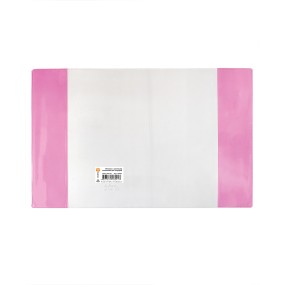 Обложка для тетрадей 209х350, розовые клапаны, индивидуальная маркировка