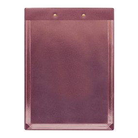 Планшет А4 с расширяющимся карманом и прижимом, бордовый, 230*320