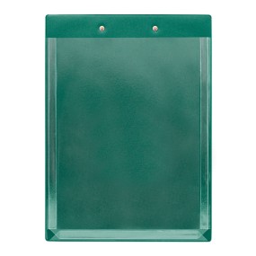 Планшет А4 с расширяющимся карманом и прижимом, зеленый, 230*320