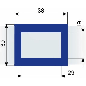 Курсор ДПС для блока 320-360 мм, синий