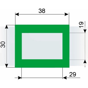 Курсор ДПС для блока 320-360 мм, зеленый